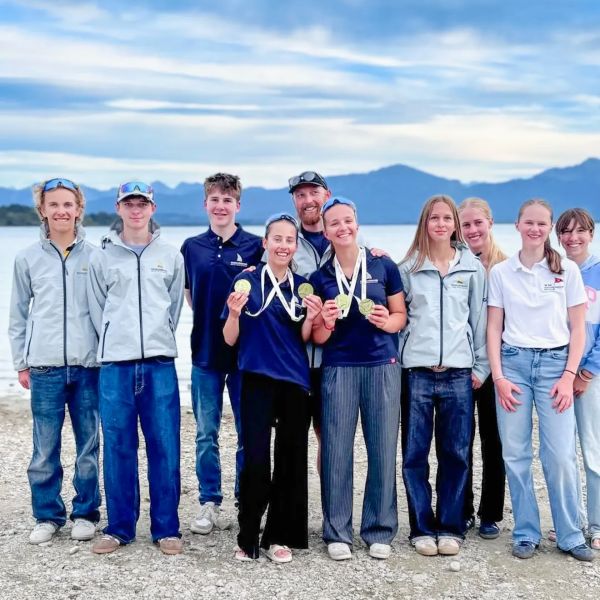 Olha Lubianska und Liv Martin sind Internationale Deutsche Jugendmeisterinnen im 29er